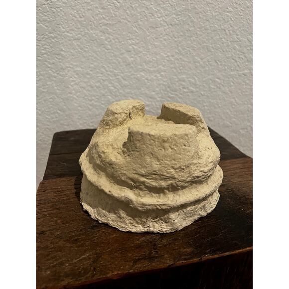 Paper Mache Footed Bowl Mini - Picture 3 of 5